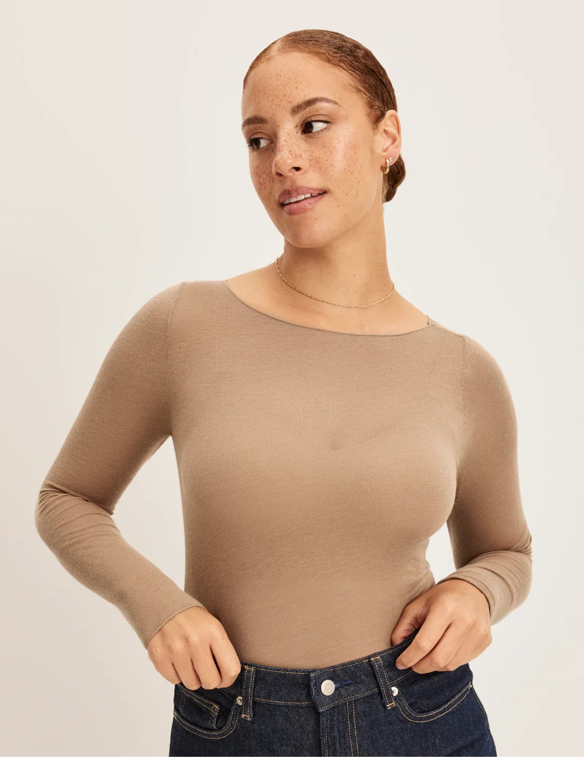 Cashmere Luxe Boatneck Top | Knix US