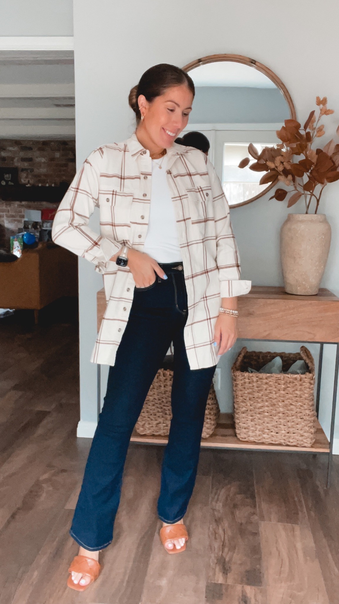 Fall look from target. 

Shacket, shirt jacket, plaid, fall, fall outfits, jeans 

#LTKSeasonal #LTKunder50 #LTKstyletip