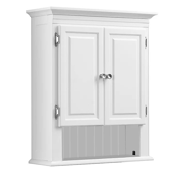 Wakefield No Tools Wall Cabinet in White | Bed Bath & Beyond