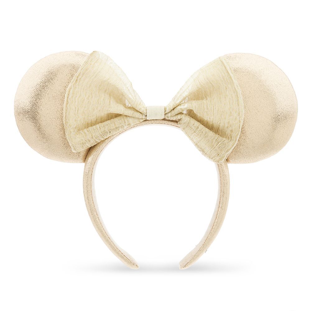 Minnie Mouse Ear Headband for Adults – Almond Pearl | Disney Store