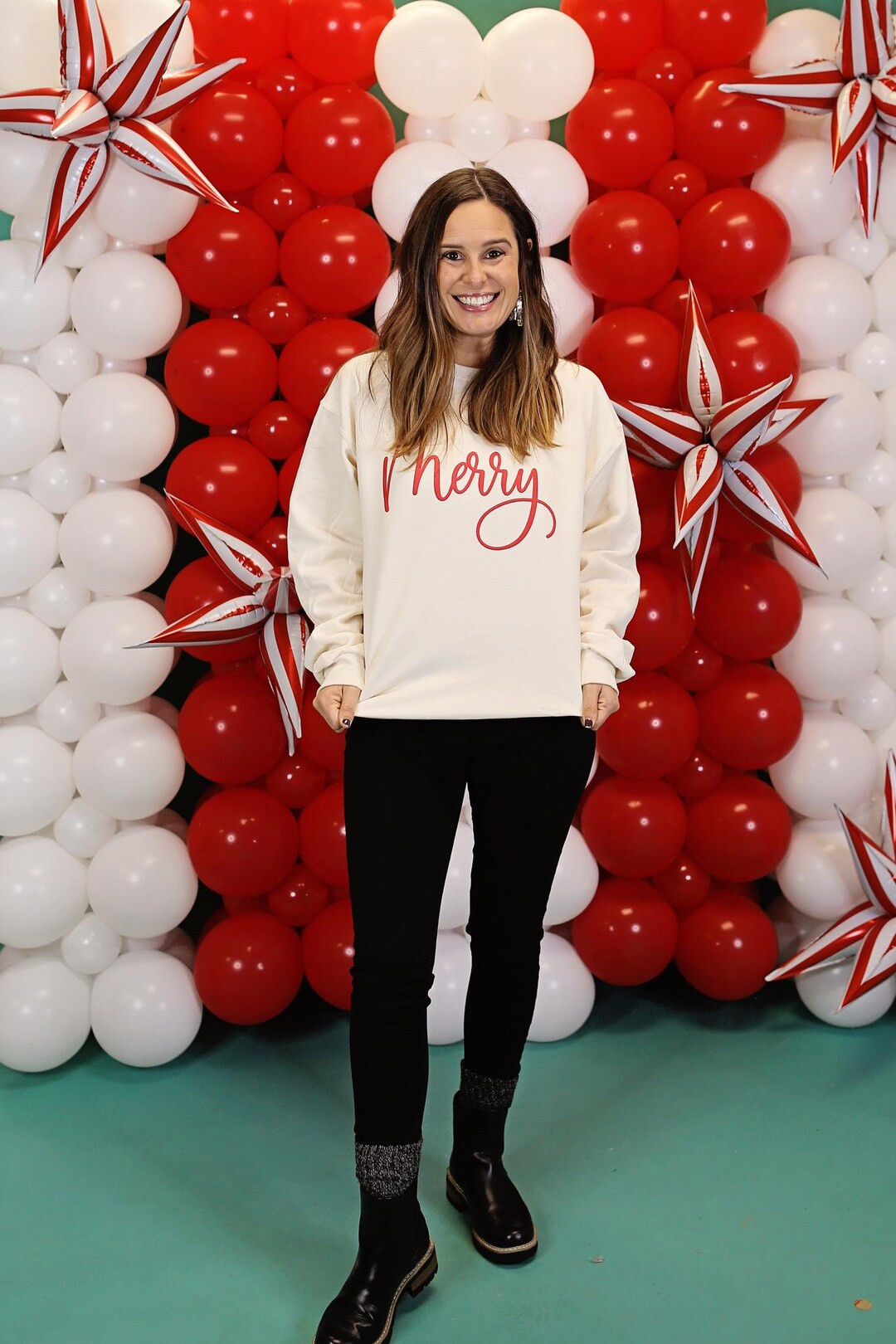 Merry Puff Sweatshirt - Etsy | Etsy (US)