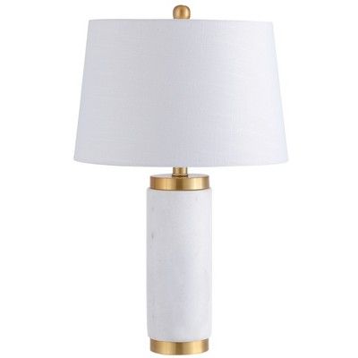 23" Adams Marble LED Table Lamp White (Includes Energy Efficient Light Bulb) - JONATHAN Y | Target