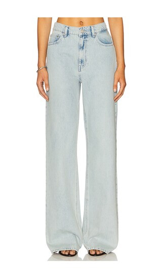 Low Rise Bootcut in Multi Light Blue | Revolve Clothing (Global)