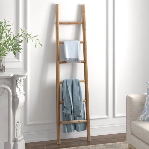 74.4'' Tall Wood Blanket Ladder | Wayfair North America