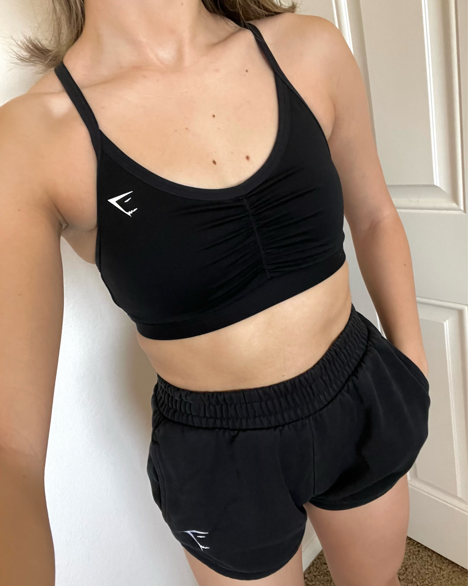 Gymshark Ruched Sports Bra - Light … curated on LTK