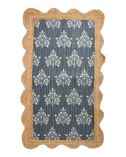 27x45 Woodland Weeds Floral Printed Jute Runner | Home | Marshalls | Marshalls
