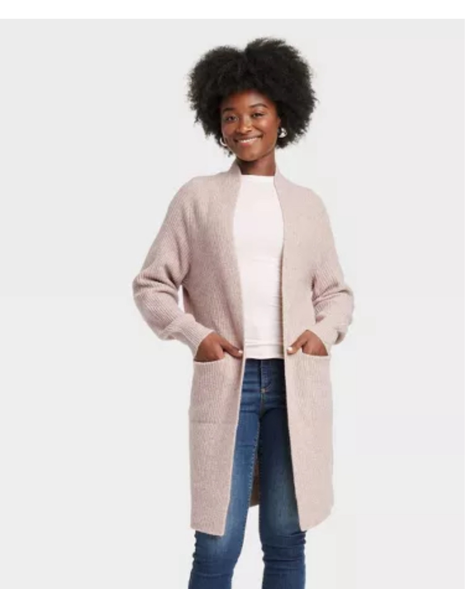 Cozy cashmere ish cardigan on sale for $24.50! 