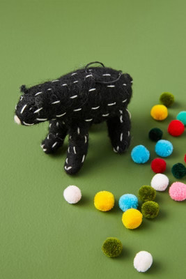 Black Bear Ornament | Anthropologie (US)