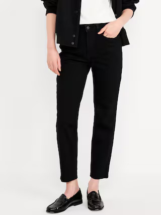 High-Waisted OG Straight Ankle Jeans | Old Navy (US)