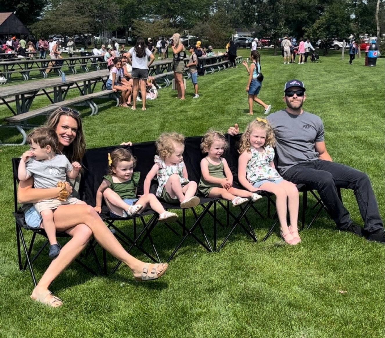 A chair fit for a crowd! 😁

#LTKFind #LTKtravel #LTKfamily