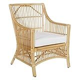 OSP Home Furnishings Maui Rattan Chair, Natural | Amazon (US)