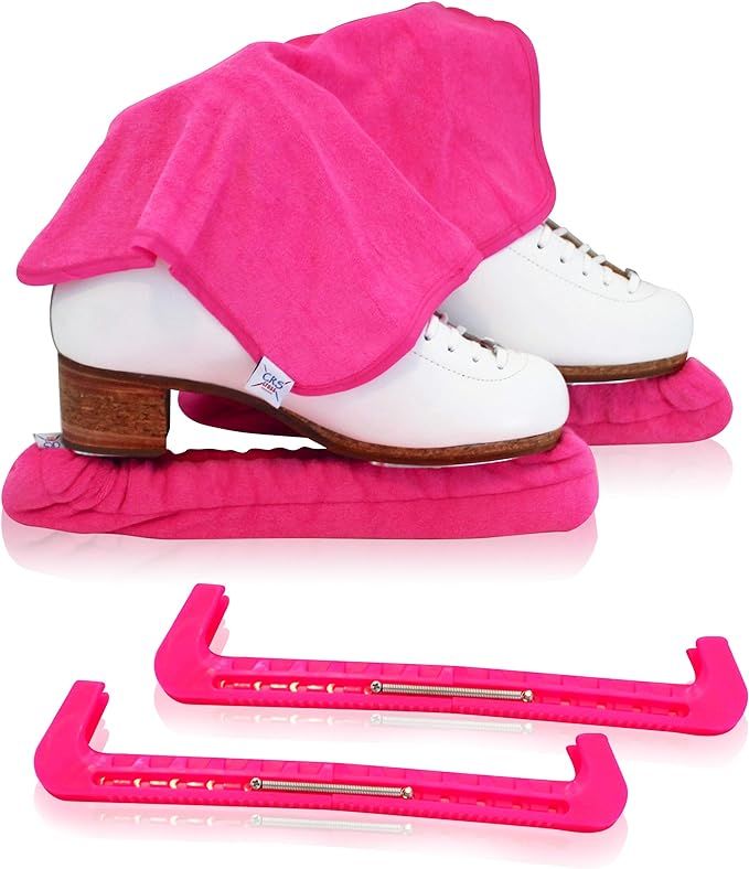 CRS Cross Skate Guards, Soakers & Towel Gift Set - Ice Skating Guards and Soft Skate Blade Covers... | Amazon (US)