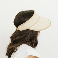 Eliza Visor - Natural/Cream | Gigi Pip