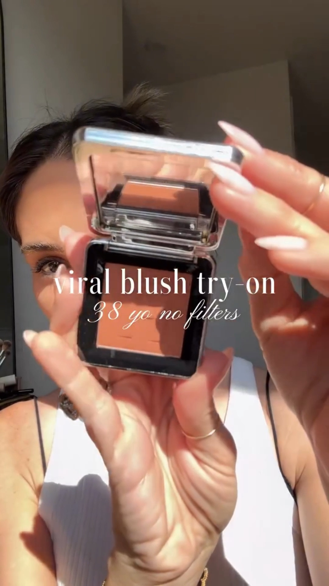 Haus labs fire moon 🌙 one of the warmest blushes I own! 

I think my face became devoid of all moisture overnight but it could be bc I consume copious amounts of caffeine and little water and am closer to 40 than 30…..

#LTKgrwm #LTKBeauty #LTKOver40