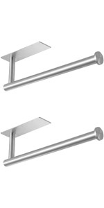 theaoo Under Cabinet Paper Towel Holder for Kitchen, Adhesive Paper Towel Roll Rack for Bathroom ... | Amazon (US)