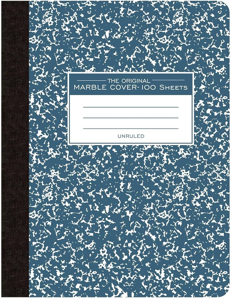 Caderno sem pauta Roaring Spring, 100 folhas, 24,7 x 19 cm | Amazon (BR)