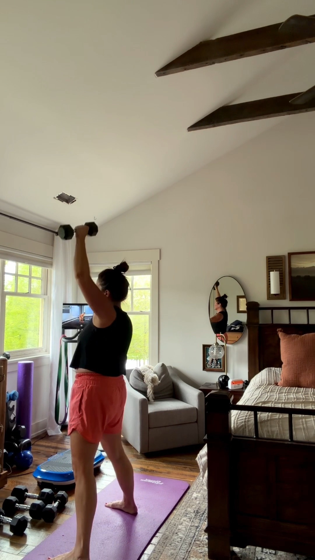 Sharing the workout routine that works for me. My little home gym has been my naptime go-to for the past nine years. 

#LTKActive #LTKMidsize #LTKHome