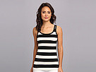 Brigitte Bailey - Stripe Tank Top (Black/White Snake Multi) - Apparel | 6pm
