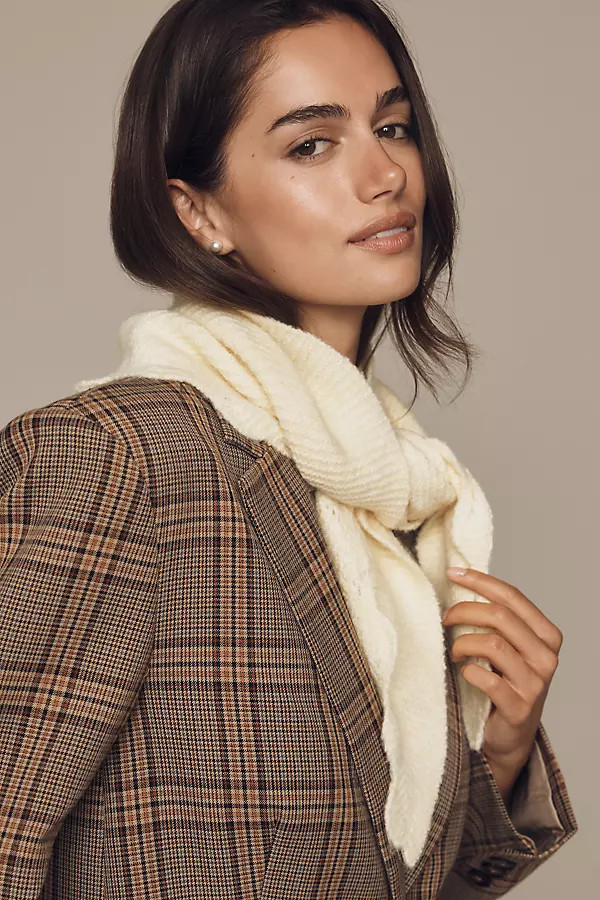 Scalloped Triangle Scarf | Anthropologie (US)