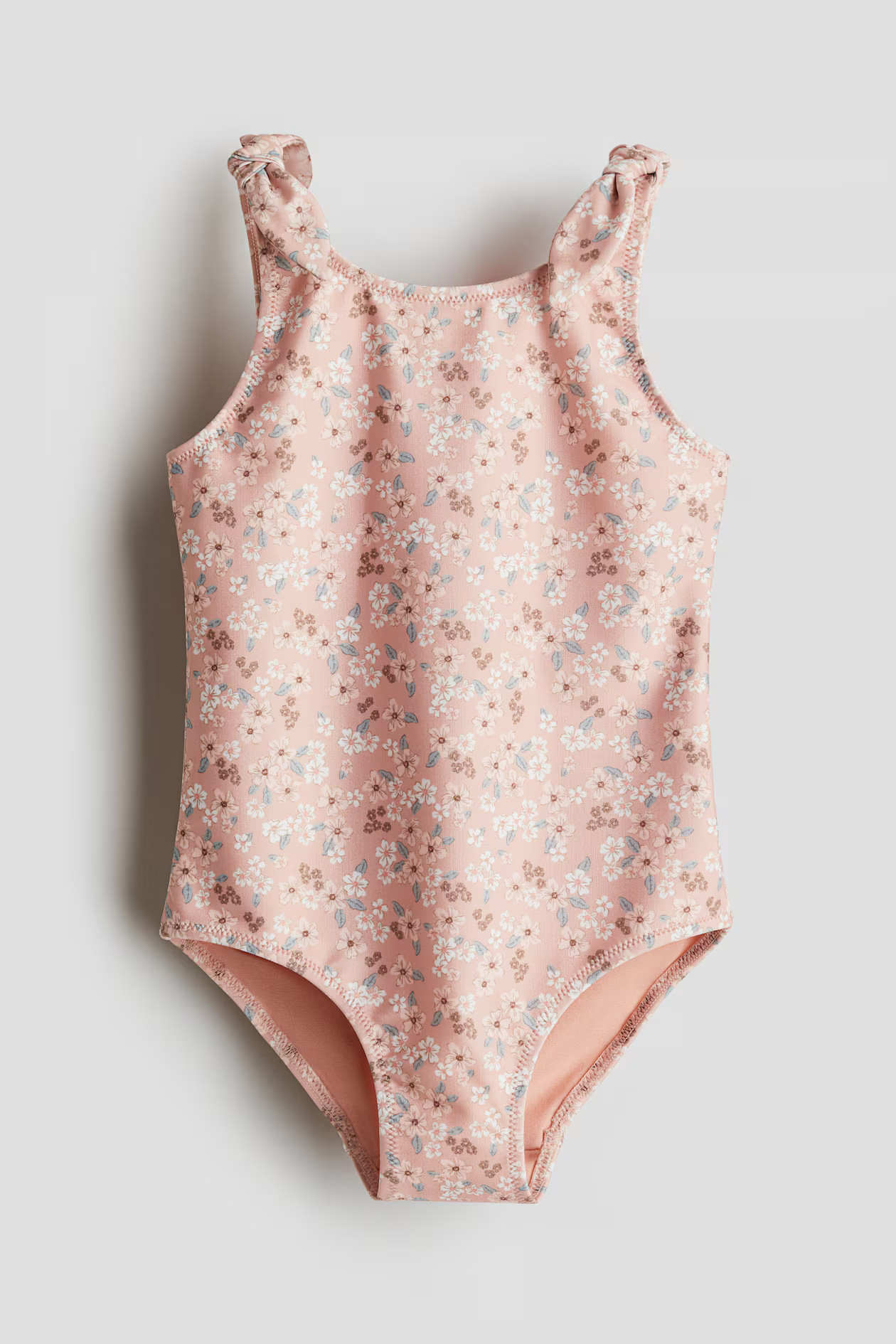 Printed Swimsuit - Light dusty pink/floral - Kids | H&M US | H&M (US + CA)