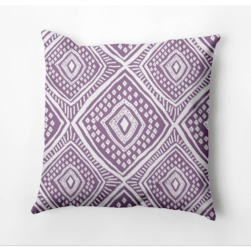 18"x18" L'il Diamond Jill Square Throw Pillow Purple - e by design | Target