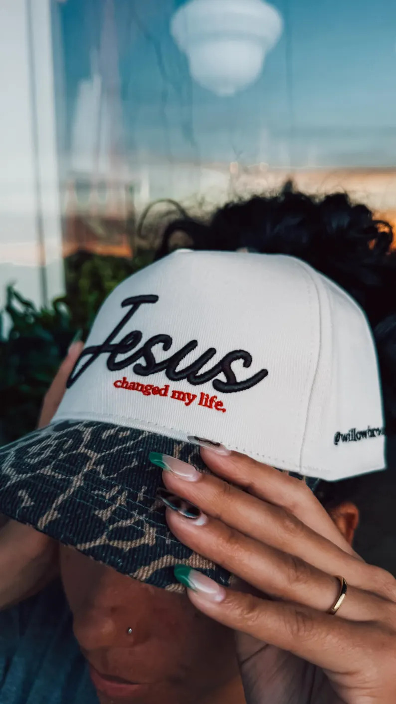 High profile Hat Christian Jesus Loves You | Etsy (Global)