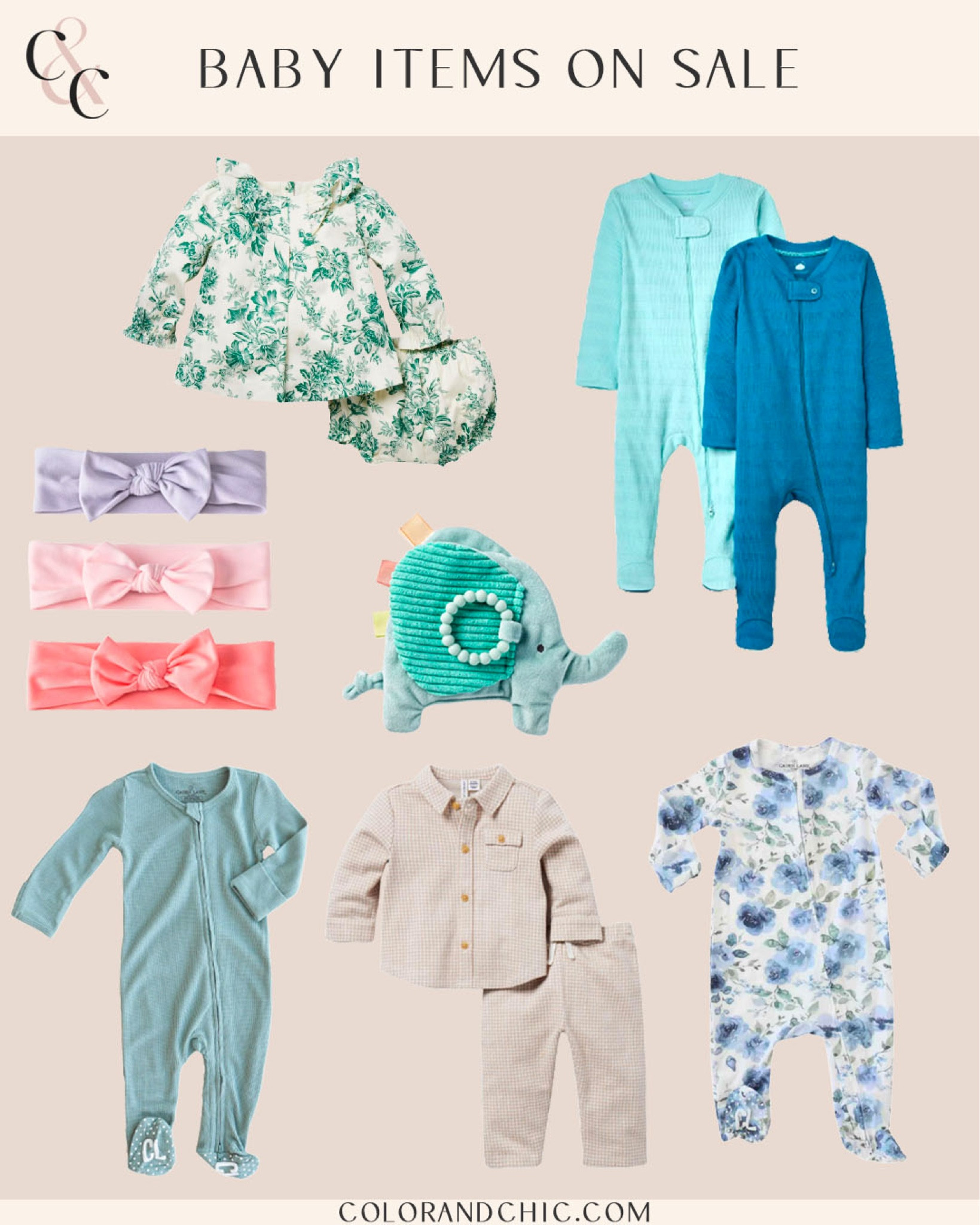 Baby items on sale including footies, bows, outfits and more! All from different retailers and prices 

#LTKstyletip #LTKsalealert #LTKbaby