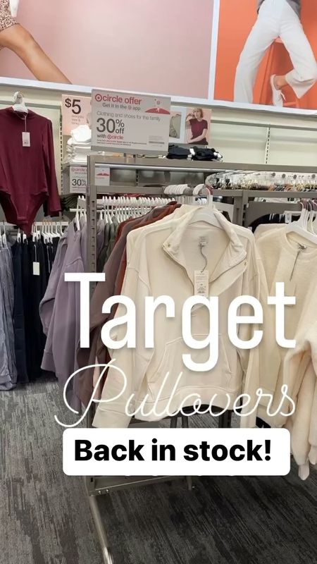 Comment “target pullover please” to get the link sent to your messages! Back in stock! These pullovers are so comfy, great quality and love the colors. In my normal small ✨ 
.
#target #targetstyle #targetfashion #targetfinds #affordablefashion #casualstyle #fashionreels #outfitideas 

#LTKFind #LTKunder50 #LTKsalealert