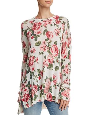 Show Me Your MuMu Bonfire Floral Print Sweater | Bloomingdale's (US)