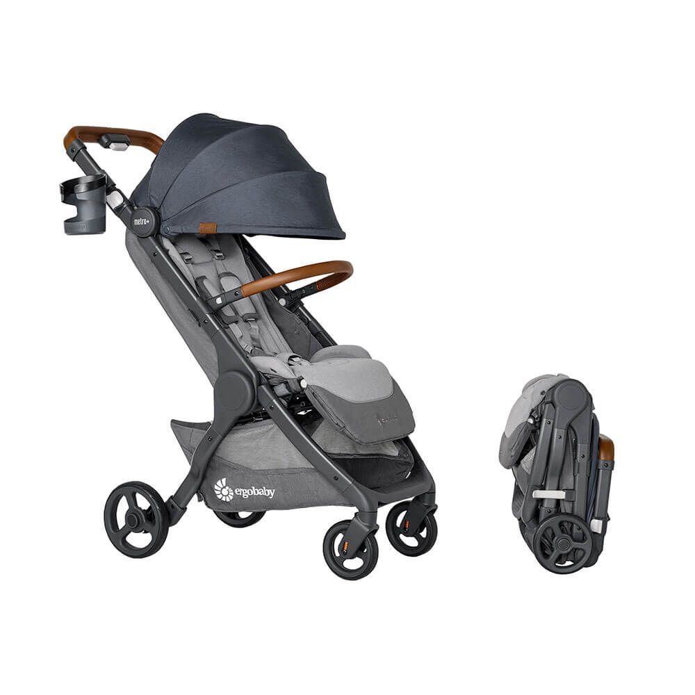 Metro+ Deluxe Compact Stroller - London Grey | Ergo Baby