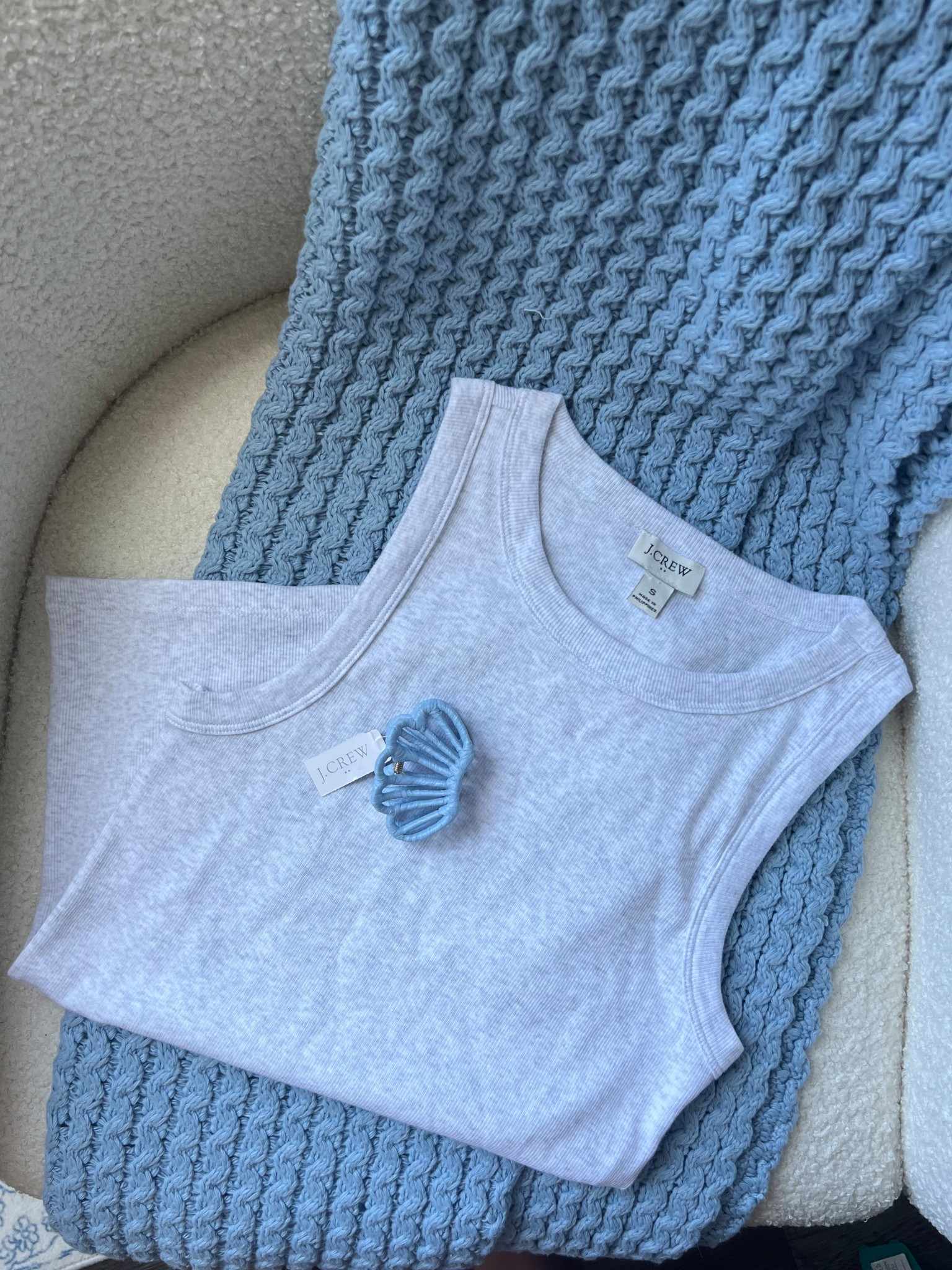 mini jcrew summer haul! a perfect basic tank and the cutest clip!

#LTKFindsUnder50 #LTKSeasonal #LTKStyleTip