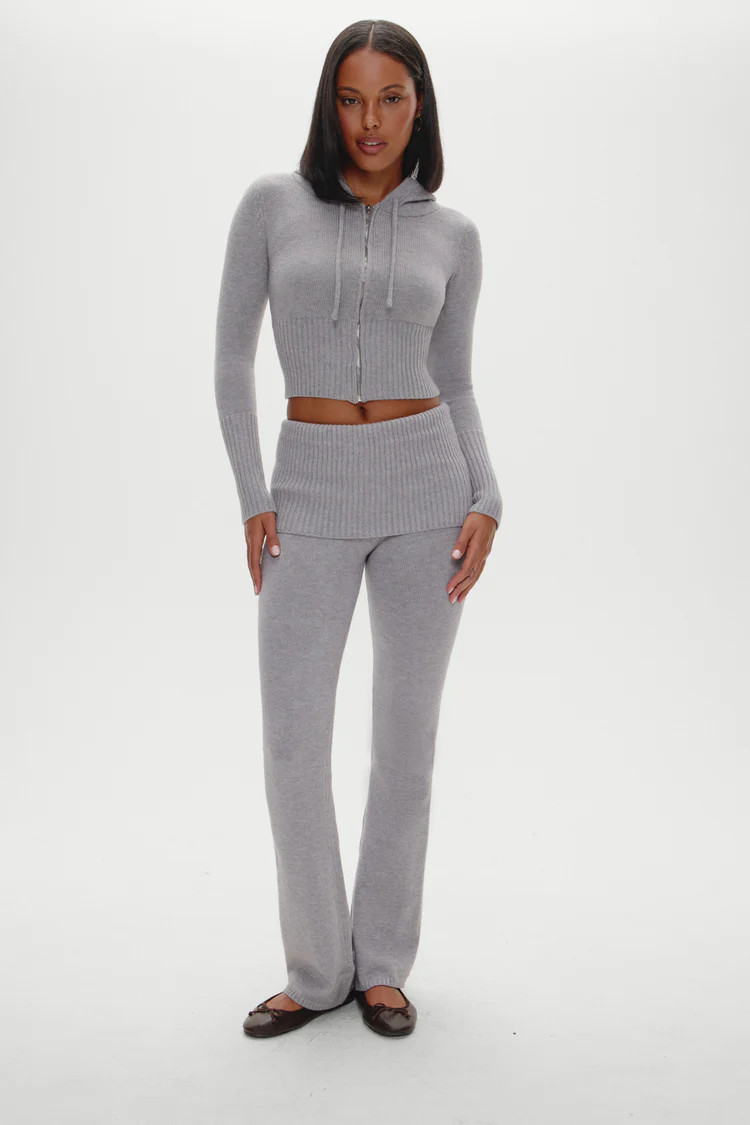 Aimee Knit Pants - Rain Cloud | Frankies Bikinis