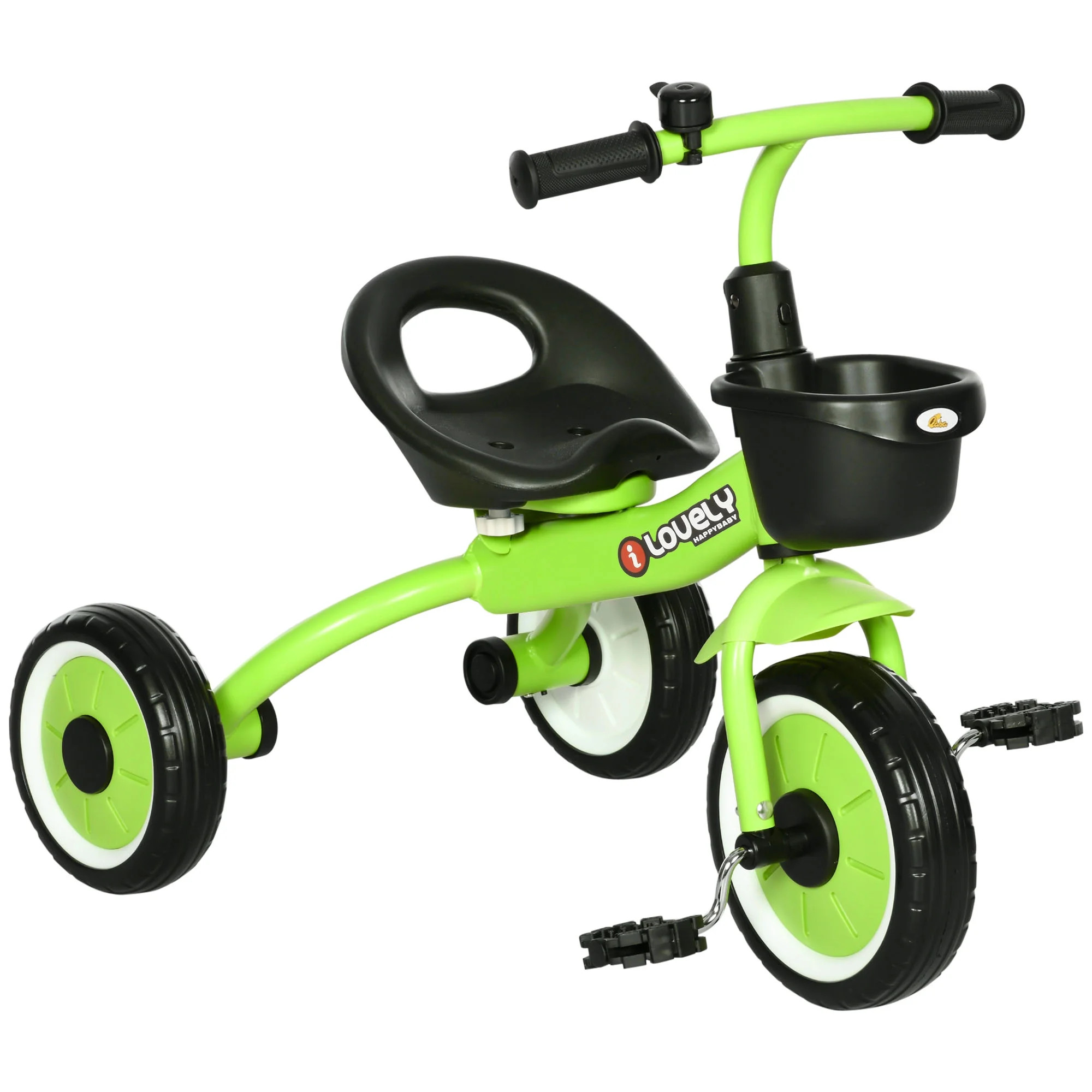 Qaba Tricycle for Kids 2-5 Years, Toddler Bike with Adjustable Seat, Green | Walmart (CA)