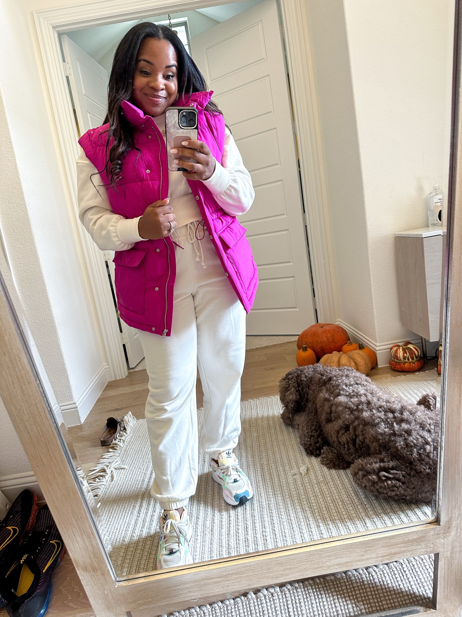 30% off my entire outfit! I’m wearing a Medium in everything. The top is $15, bottoms are $18 and best is $28

#LTKSeasonal #LTKsalealert