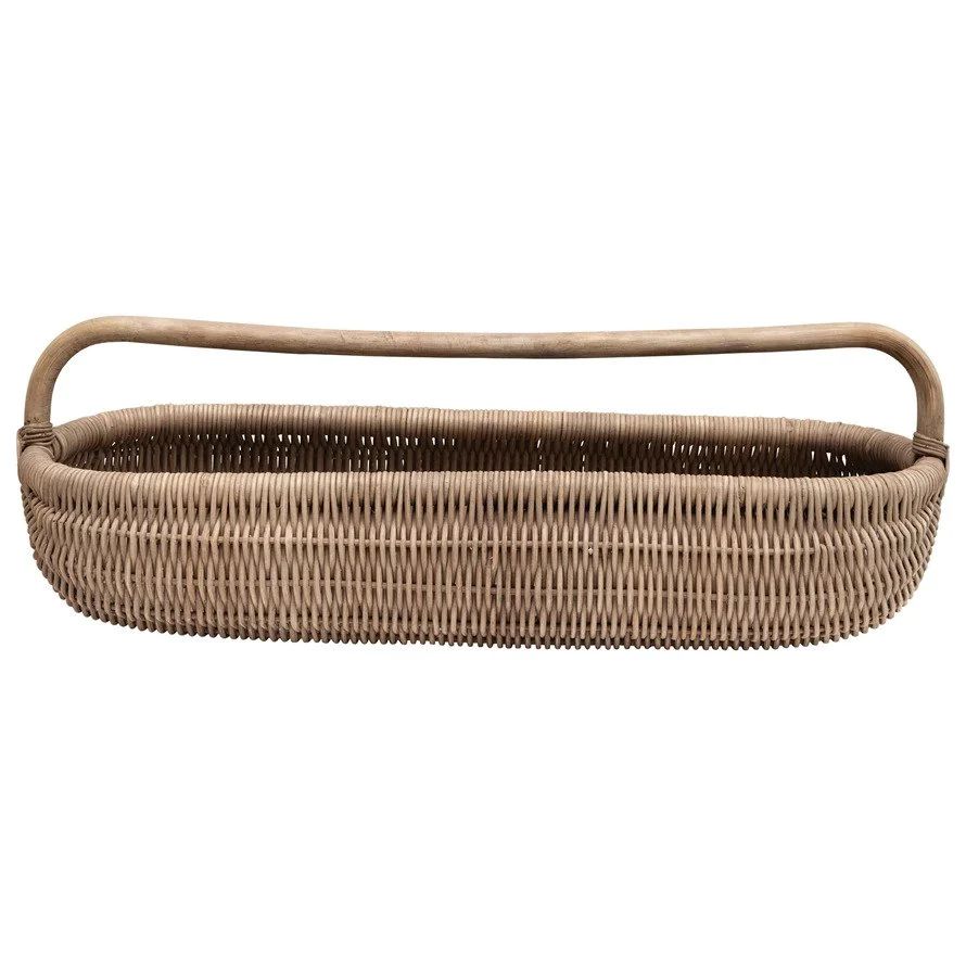 Handwoven Natural Vine Basket with Handle | APIARY by The Busy Bee