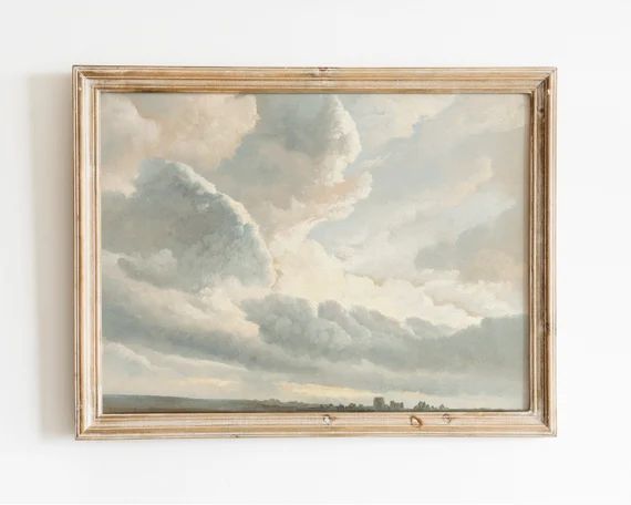25. Nursery Wall Art | Cloud Painting | Antique Art | PRINTABLE Art | Etsy (US)