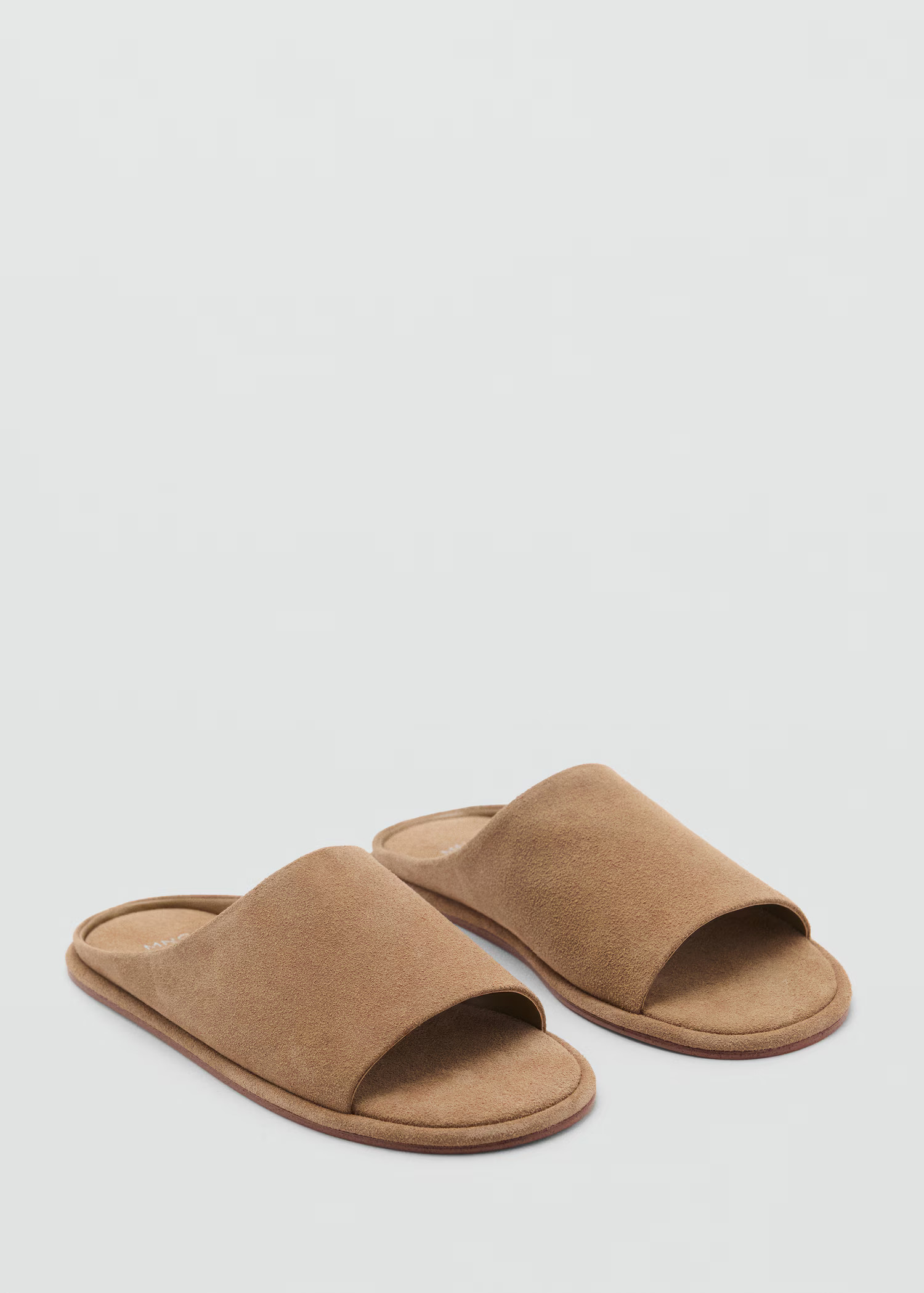 Suede leather sandals | MANGO (UK)