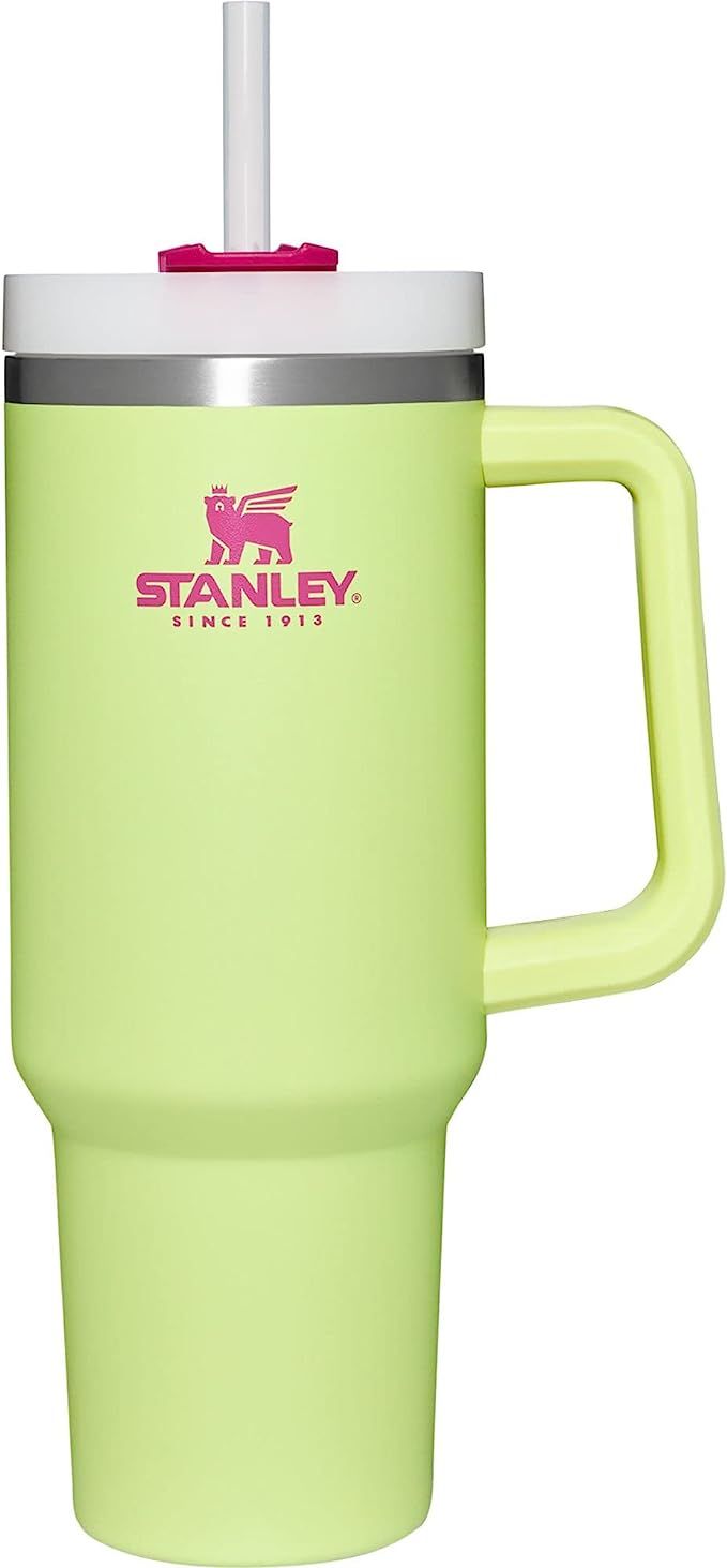 Amazon.com | Stanley 40oz Adventure Quencher Reusable Insulated Stainless Steel Tumbler (CITRON M... | Amazon (US)