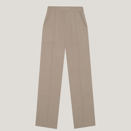 Everyday Knit Trousers - Mushroom | EllandEmm