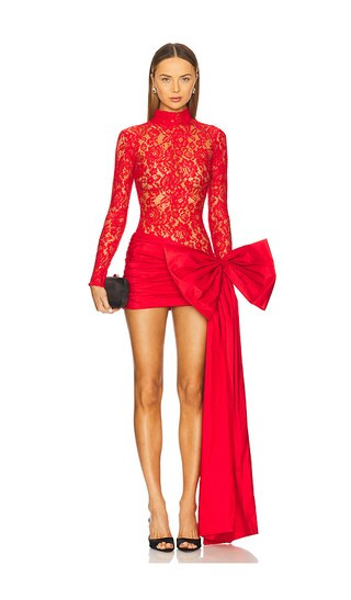 Chiwen Dress in Derriere Rouge | Revolve Clothing (Global)