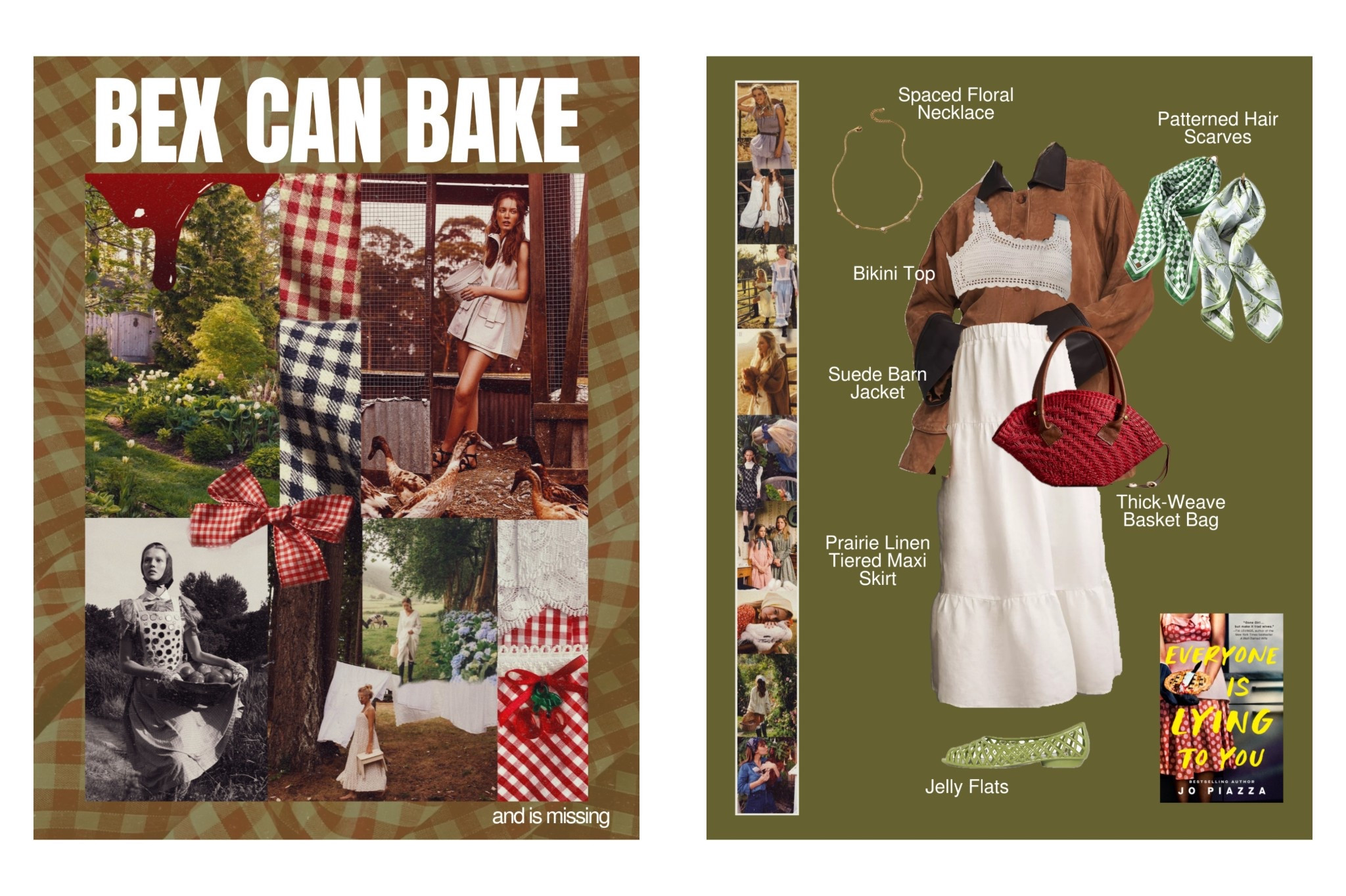 a look inspired by Jo Piazza’s ‘Everyone Is Lying to You’ 📕 inspo pulled from the likes of Ballerina Farm, Nara Smith & the boho-chic queen herself: Sienna Miller!  Anthropologie meets Pamela Anderson in her garden if you will! 🪴🐐💻🕵️‍♀️


#LTKActive #LTKStyleTip #LTKFamily