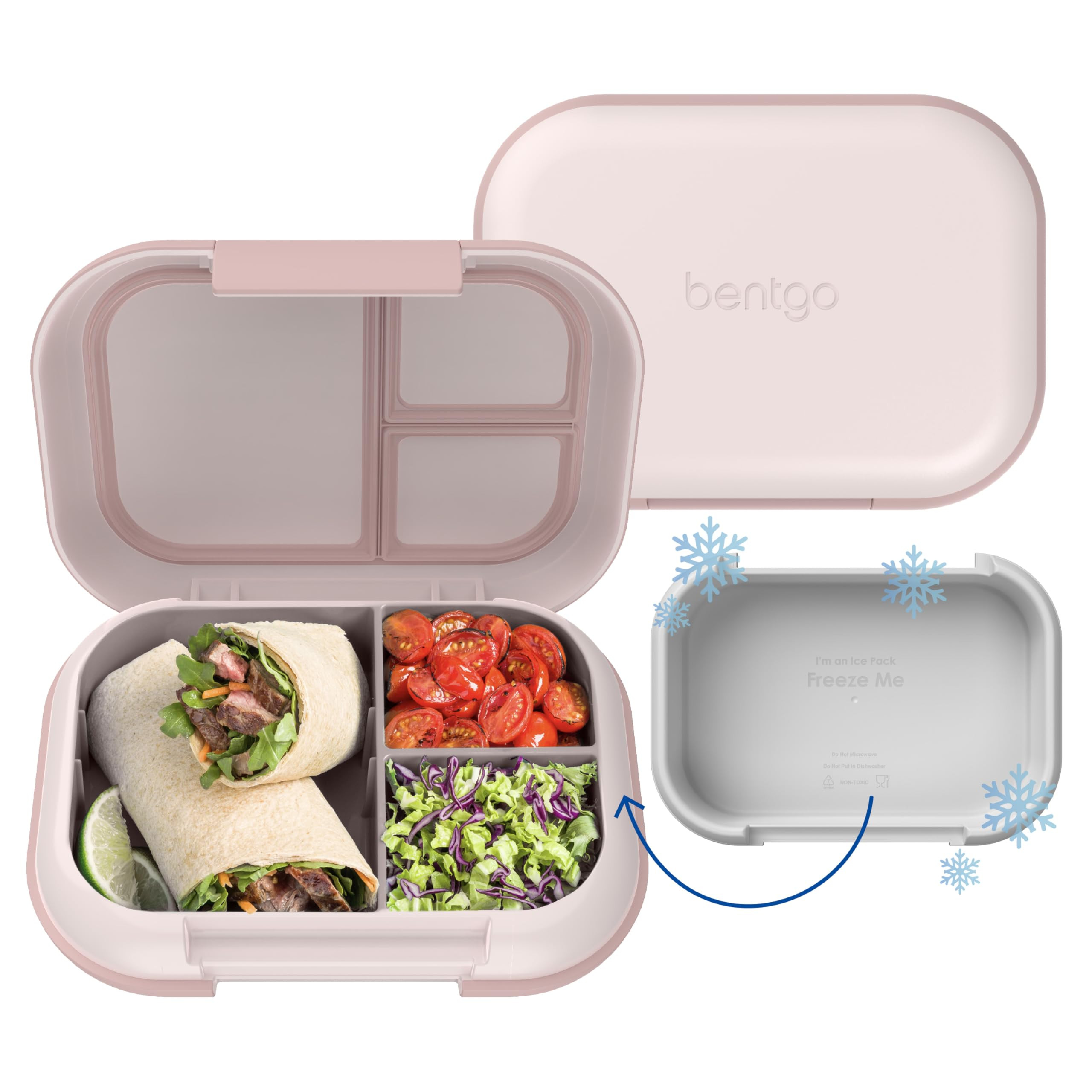 Bentgo Chill Max Leak-Proof XL Lunch Box - Included Ice Pack Keeps Food Cold; 5-Cup Capacity for ... | Amazon (US)