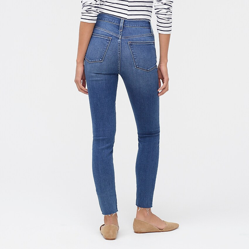10" highest-rise raw hem skinny jean with button fly | J.Crew Factory