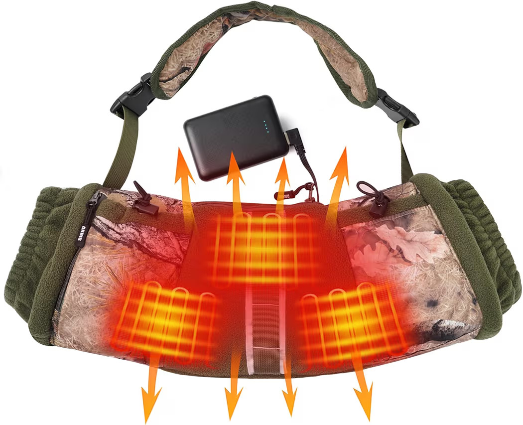 ARRIS Heated Hunting Hand Warmer, Electric Camo Hand Muff with Rechargeable 10000MAH Battery, Hun... | Amazon (US)