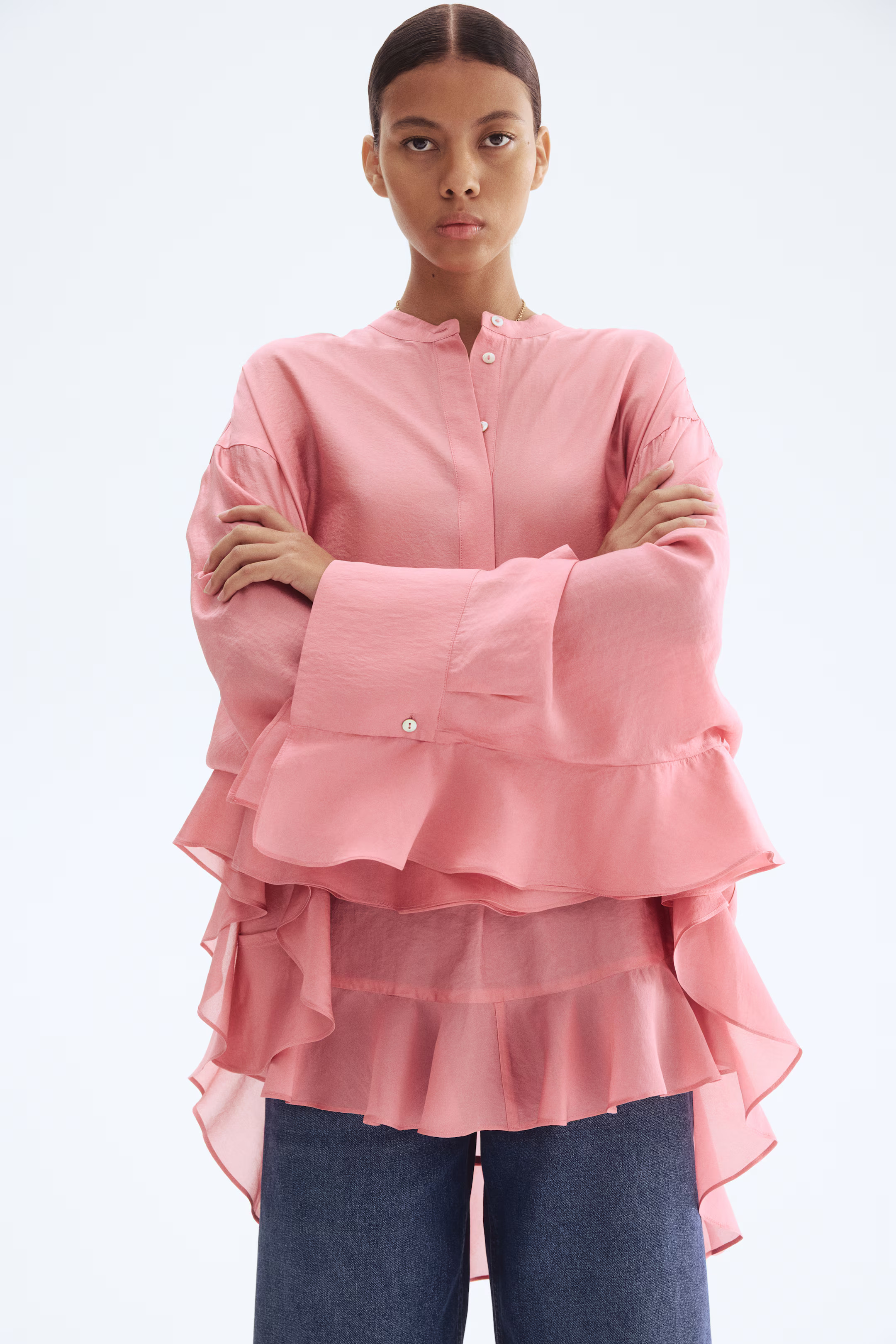 Flounced blouse | H&M (FR, IT, ES, PT, BE)