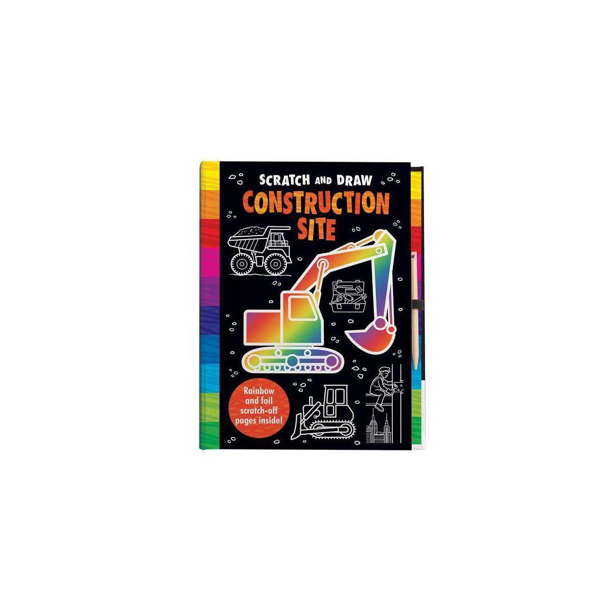 Scratch and Draw Construction Site - by  Arthur Over & Imagine That (Hardcover) | Target