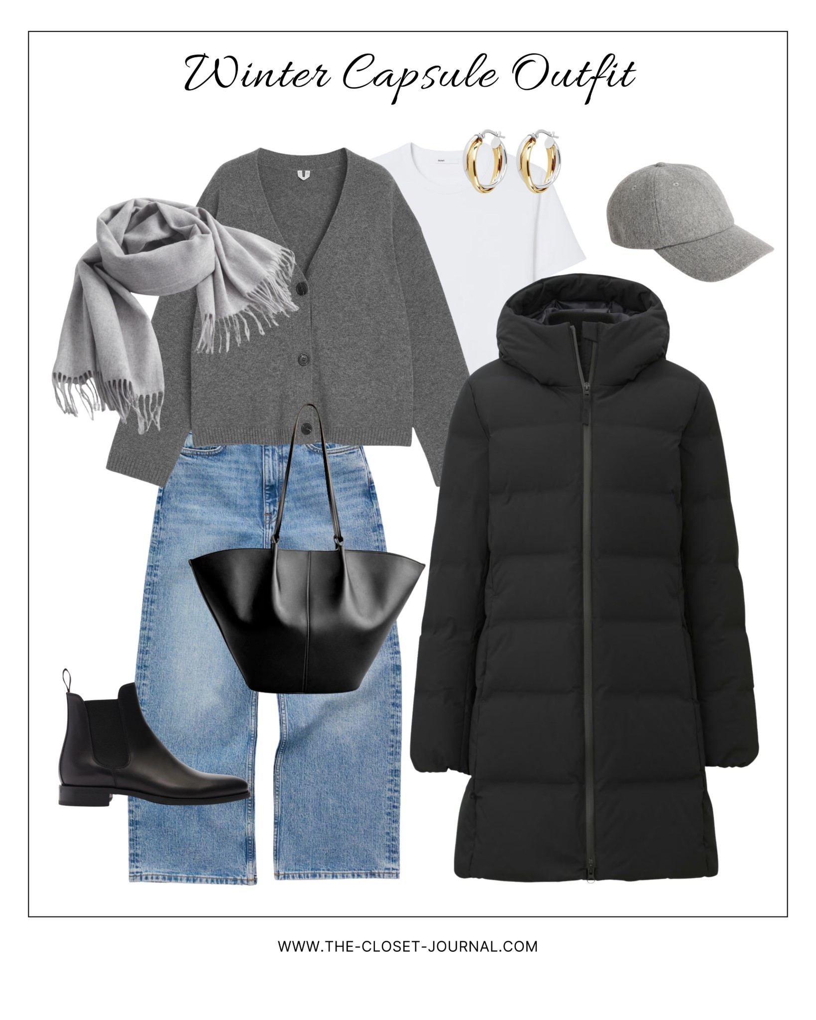 Simple winter casual look 