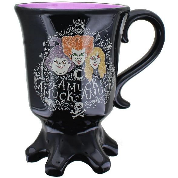 Silver Buffalo Hocus Pocus Amuck Sisters 20oz Gothic Shape Ceramic Mug | Target