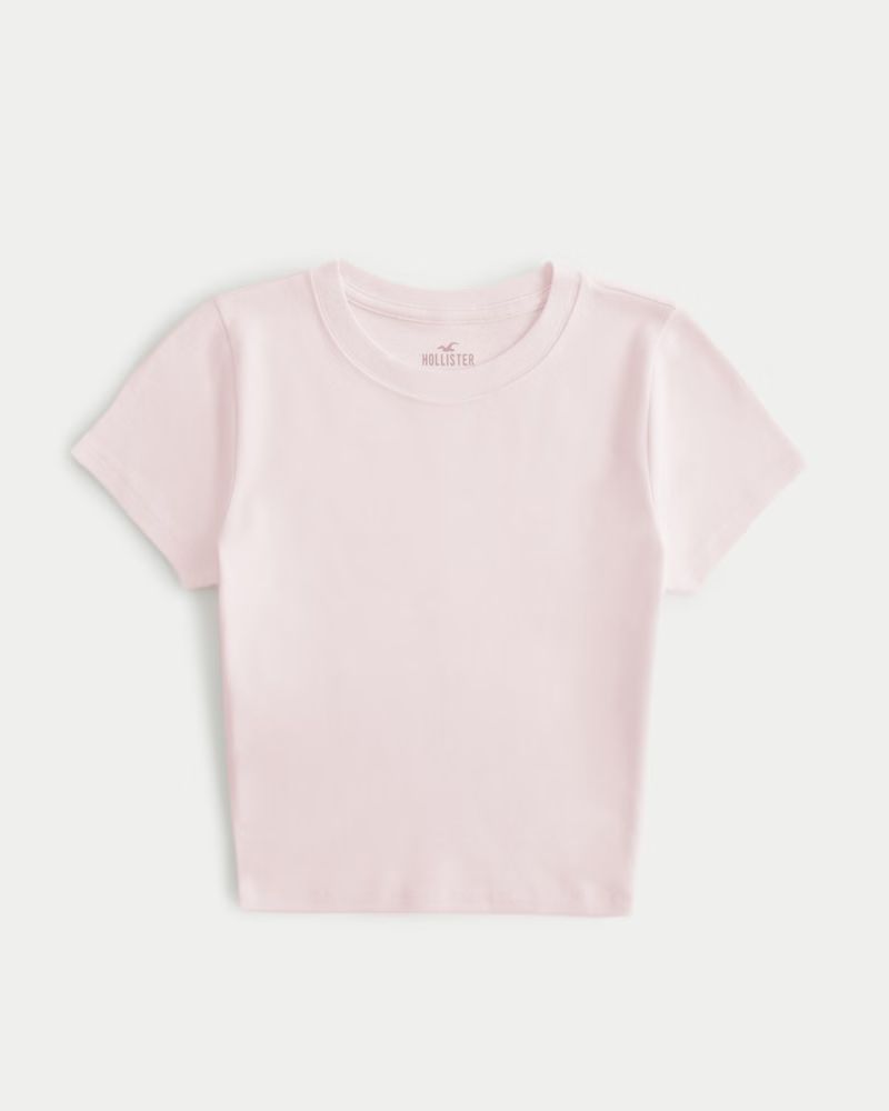 Women's Crew Baby Tee | Women's Tops | HollisterCo.com | Hollister (US)