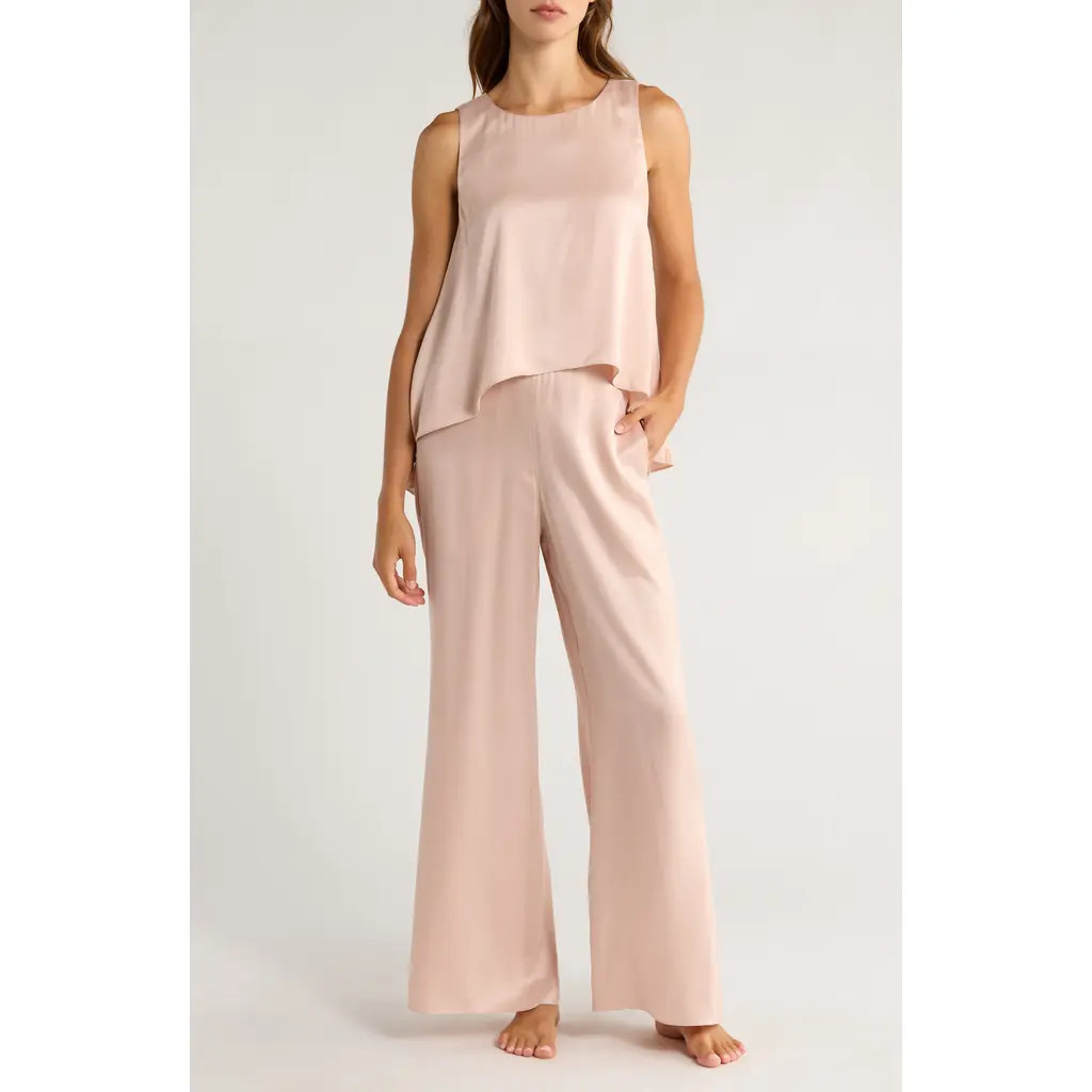 Lunya Washable Silk Pajamas in Soft Pink at Nordstrom, Size Small | Nordstrom